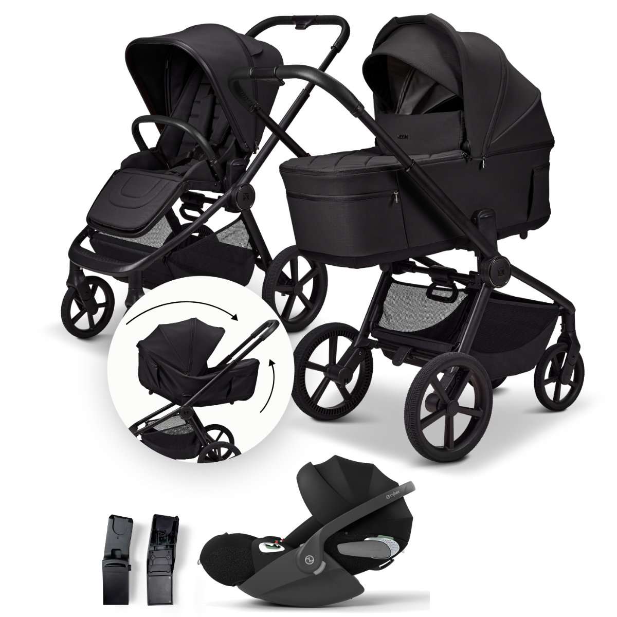 Moon ReSea Fold 3in1 set + Cybex Cloud T i-Size