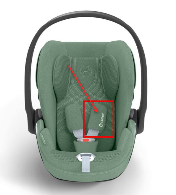 Cybex Cloud T i-Size Plus Pad Set Leaf Green Ersatzteil