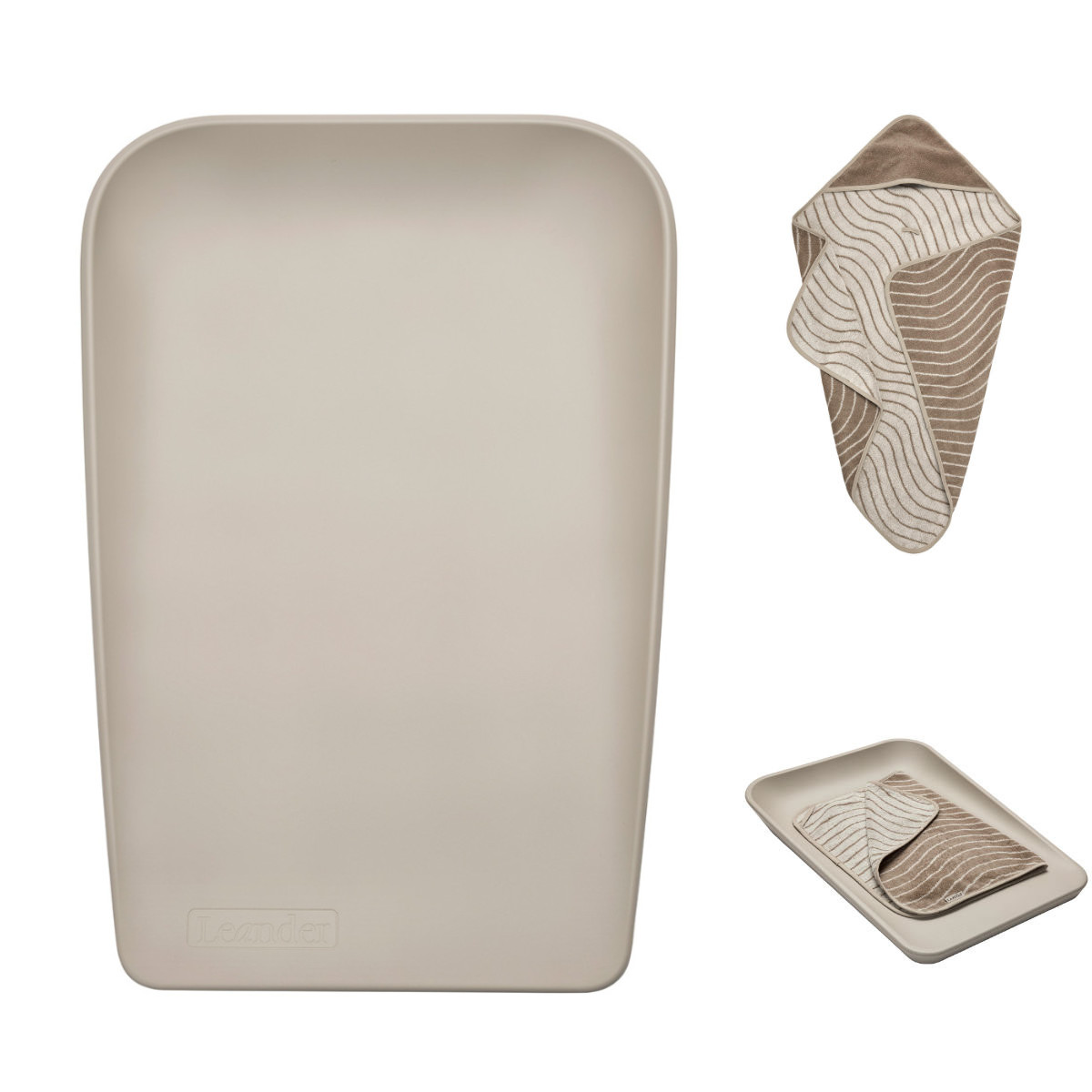 Leander Matty Mini Verschoonkussen + Topper + Badcape