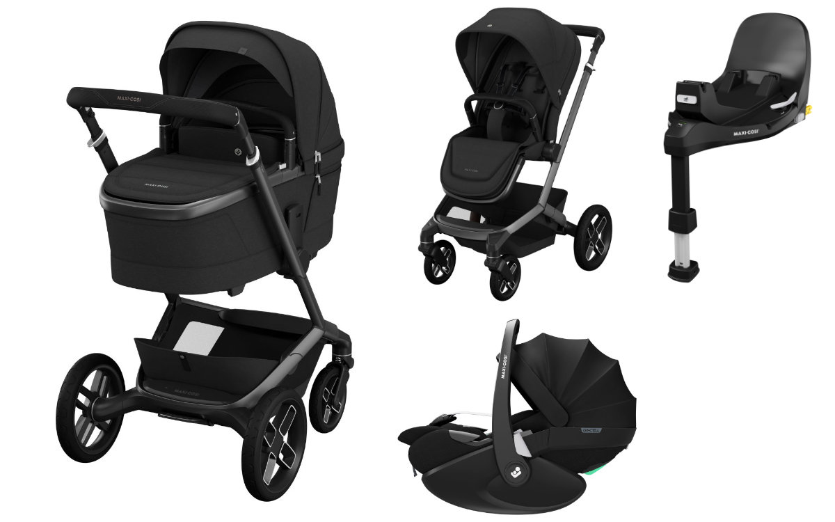 Maxi Cosi Fame Kinderwagen 3-in-1 Set incl. Pebble 360 Pro2 i-Size + FamilyFix 360 Pro