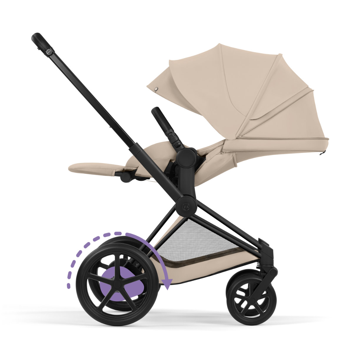 Cybex e-Priam 5 Comfort Kinderwagen Set 3 in 1 incl. Cloud T i-Size