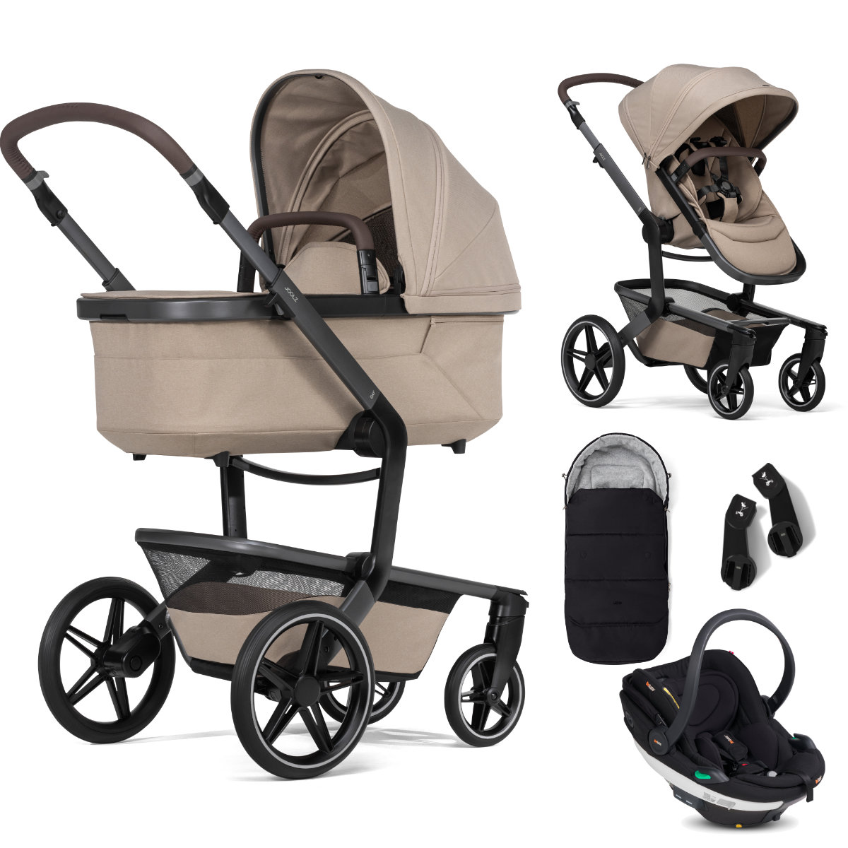 Joolz Day5 Kinderwagen Set 3-in-1 incl. Besafe Go Beyond2 Autostoeltje