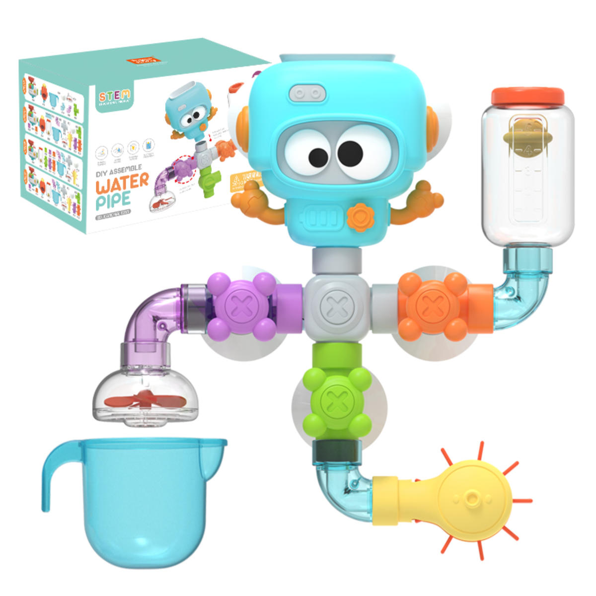 Fresh Kid Tub Fun! Flow & Fill Badspeelgoed – 20-delig