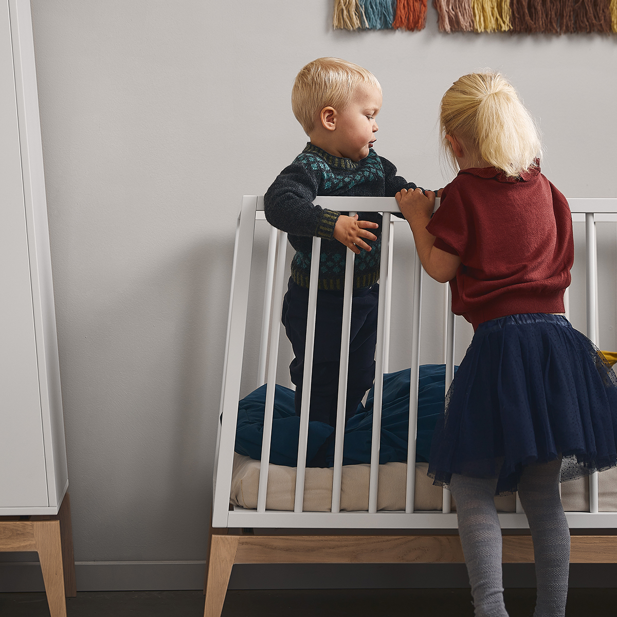 Leander hoeslaken voor babybed, 2 stk.