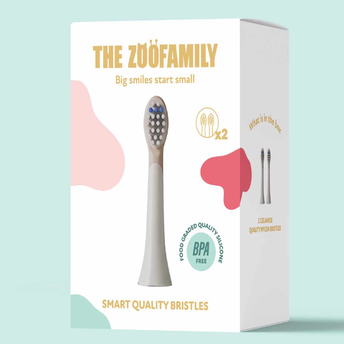 The Zoofamily Zoo Opzetborstels 2-pack
