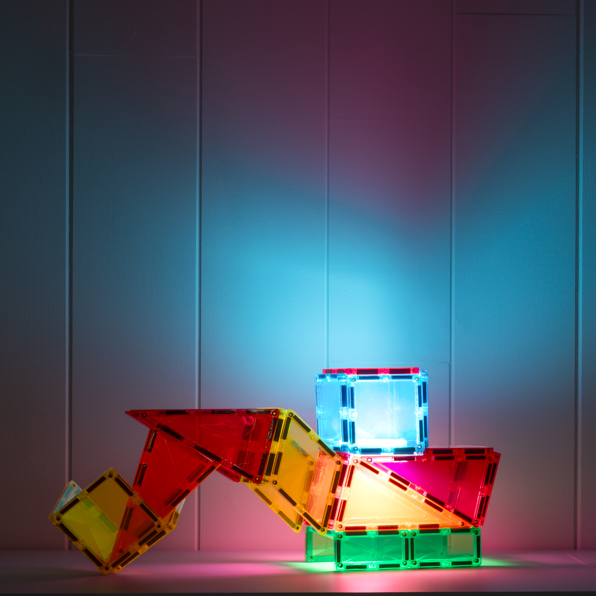 Connetix Magnetische Bouwtegels Light Rocket Pack - 30-delig