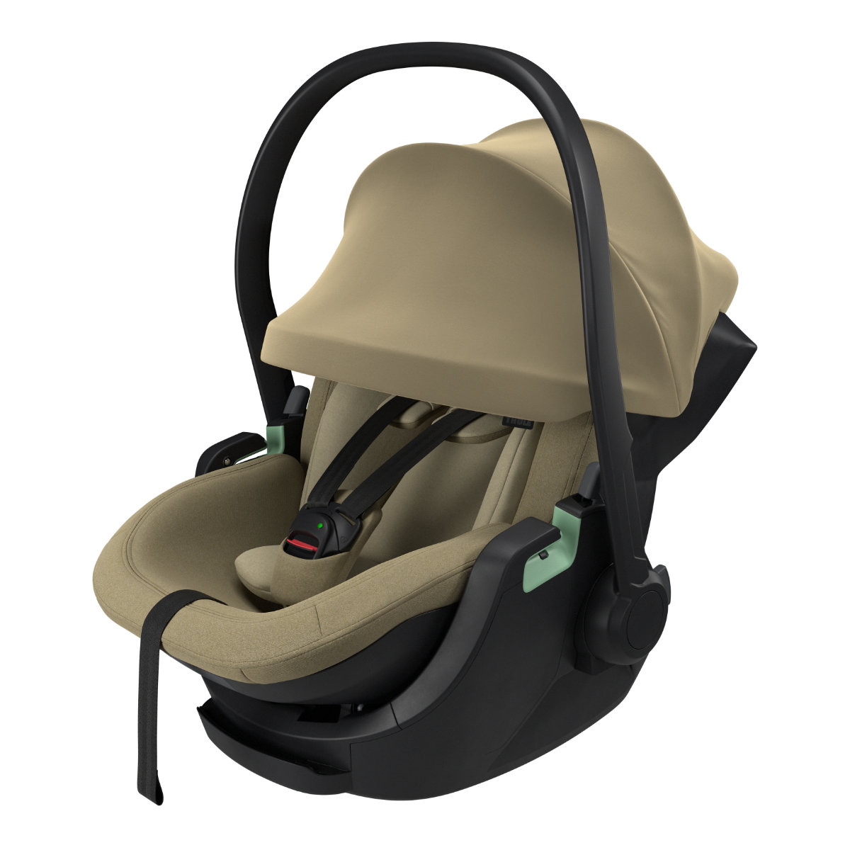 Thule Maple Connect Babyzitje in Beige - schuine weergave