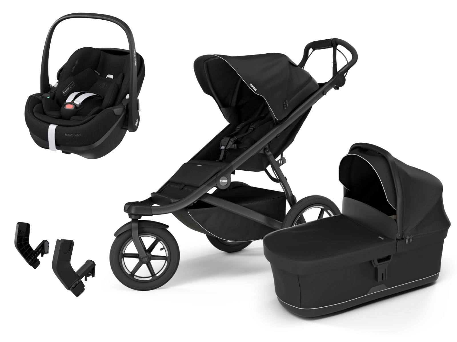 Thule Urban Glide 3 Kinderwagen Set 3-in-1 incl. Maxi Cosi Pebble 360 Pro 2 I-Size