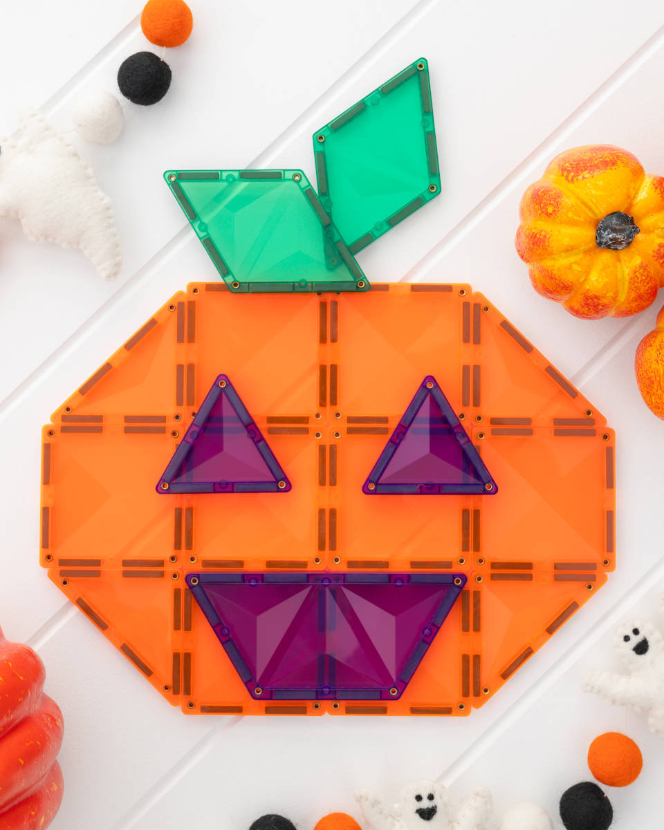 Connetix Magnetische Bouwblokken Halloween Pumpkin Pack – 17 Delig