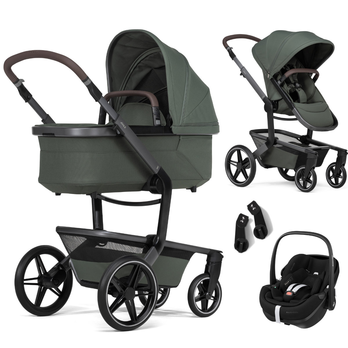Joolz Day5 Kinderwagen Set 3 in 1 Inclusief Maxi Cosi Pebble 360 Pro 2 I-Size