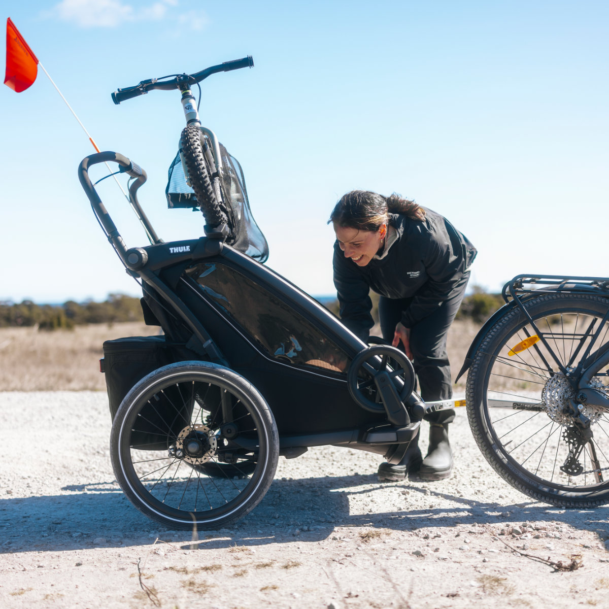 Thule Chariot 2 Loopfietshouder voor Fietskar