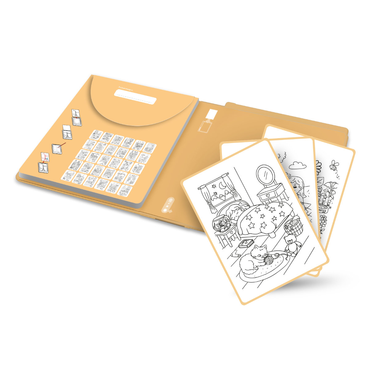 Kidywolf Navulset voor Kidydraw Pad