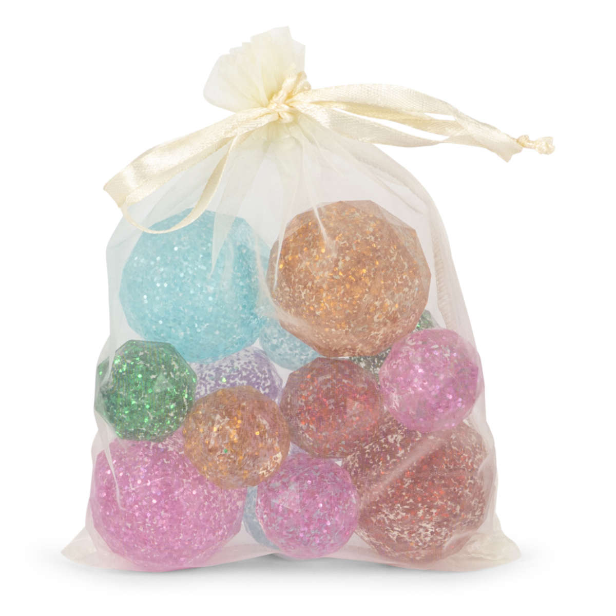 Konges Sløjd Star Stuiterballen Set met Glitter, 14-delig