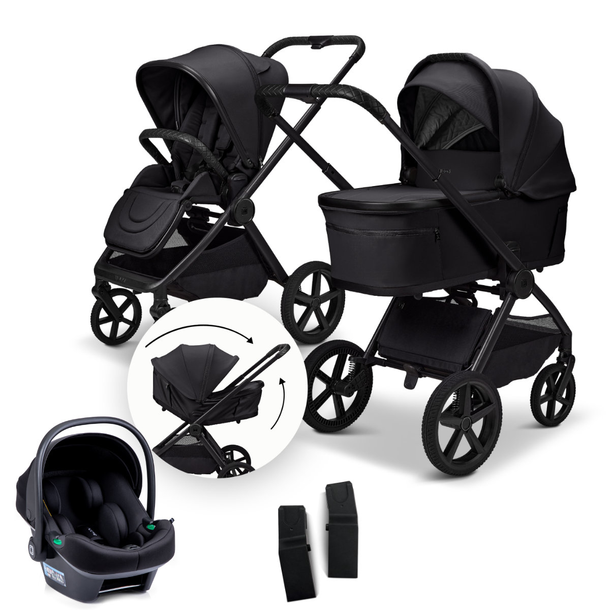 Moon Gio Fold Kinderwagenset 3 in 1 incl. Moon Lola Autostoel