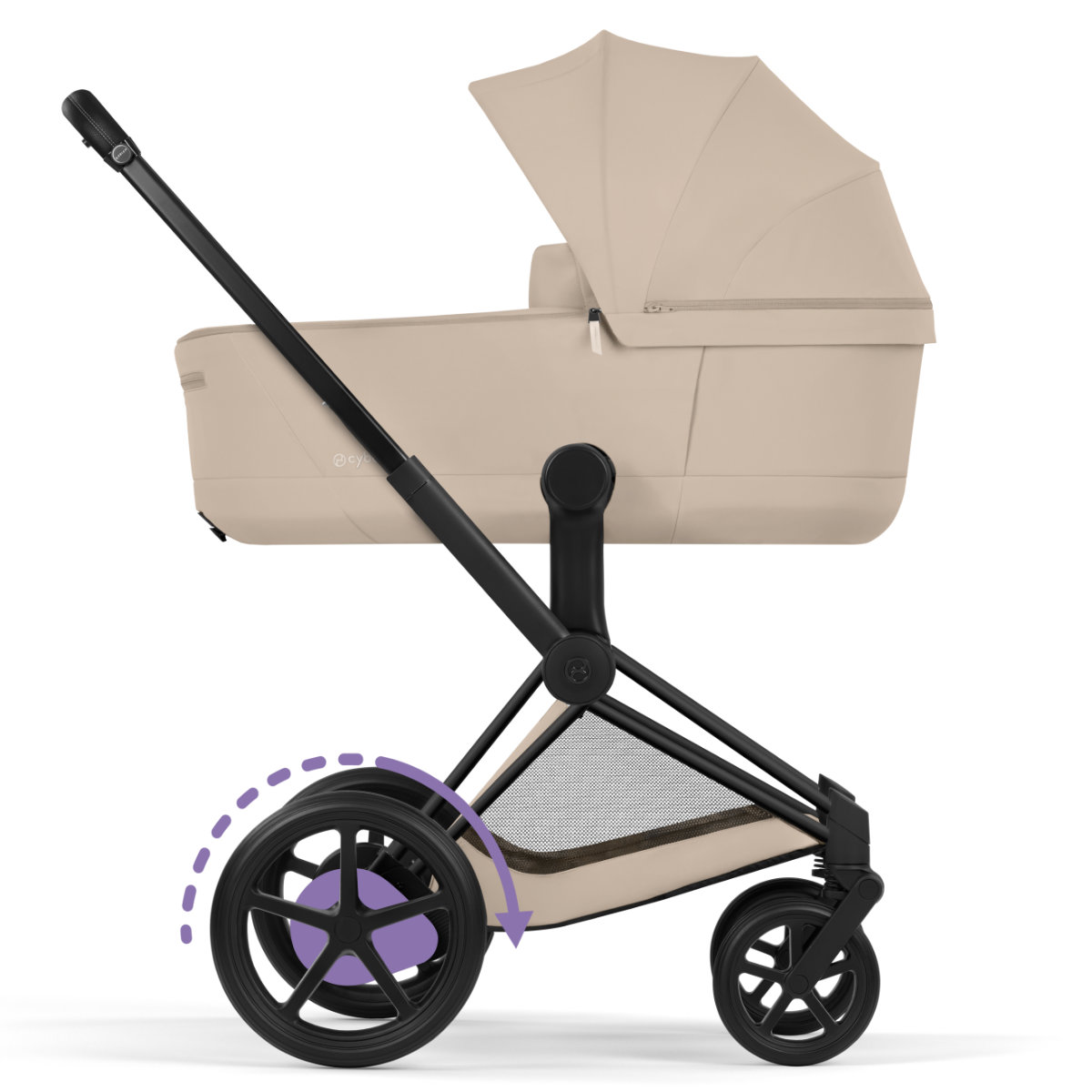Cybex e-Priam 5 Comfort Kinderwagen Set 3 in 1 incl. Cloud T i-Size