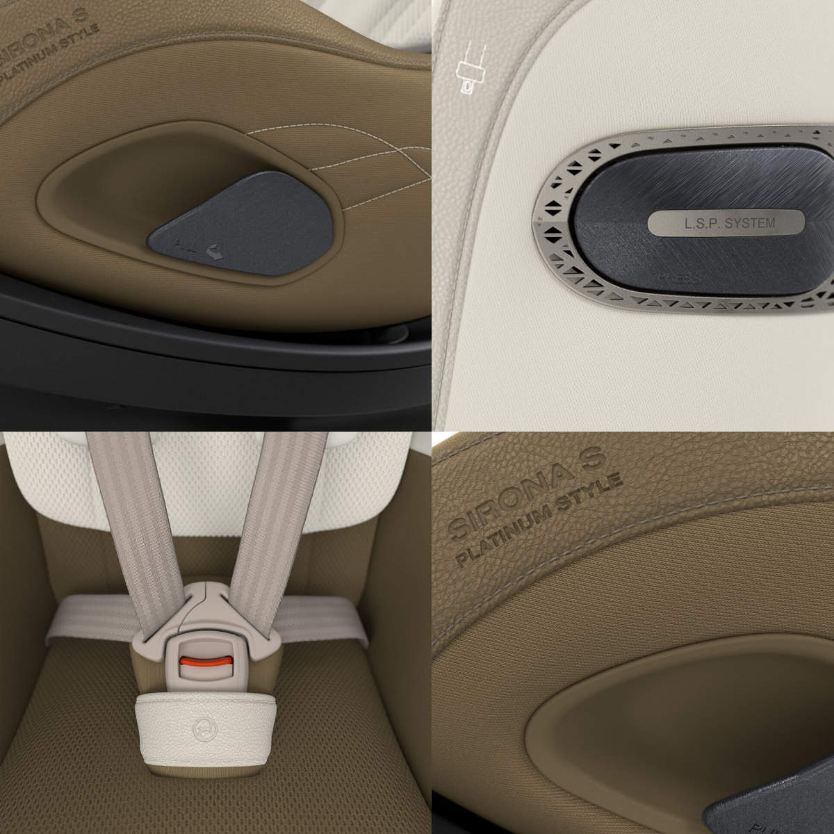 Cybex Sirona Si i-Size Autostoel (3 Maanden–4,5 Jaar) met geïntegreerde basis