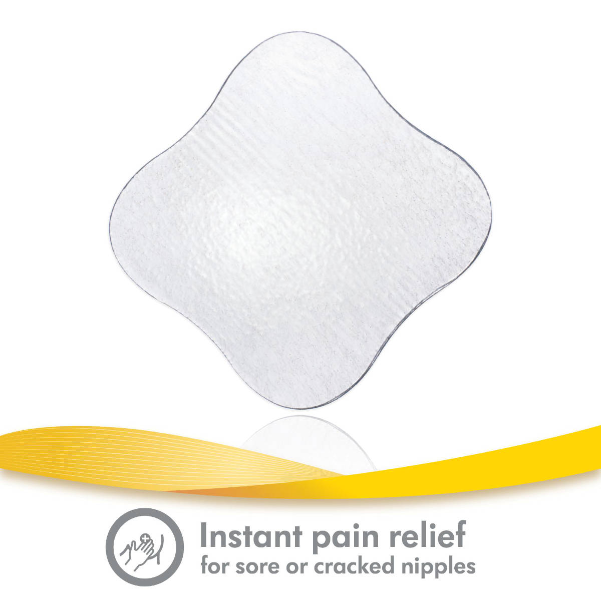 Medela Hydrogel Pads 4 st. in Wit - Bovenaanzicht