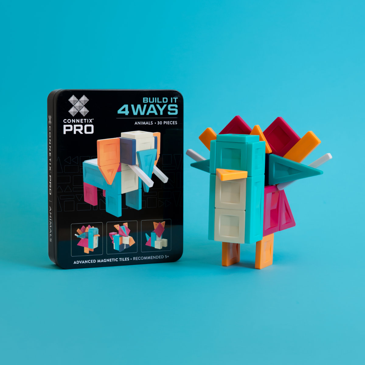 Connetix PRO Magnetische Tegels – Animals Pack – 30-delig