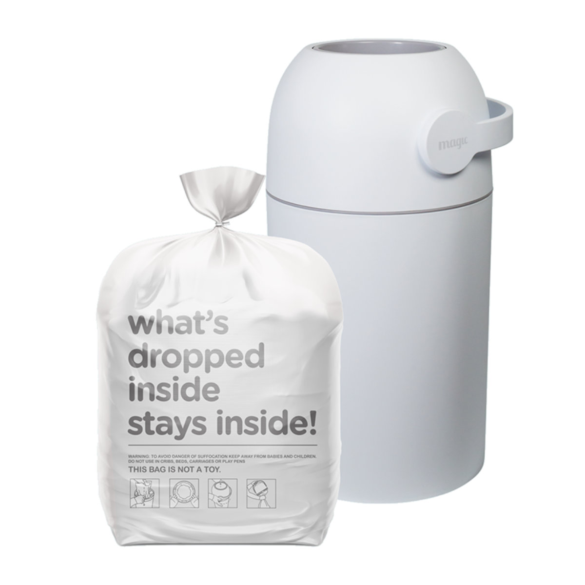 Magic Bag 3-Pack in Wit - Vooraanzicht