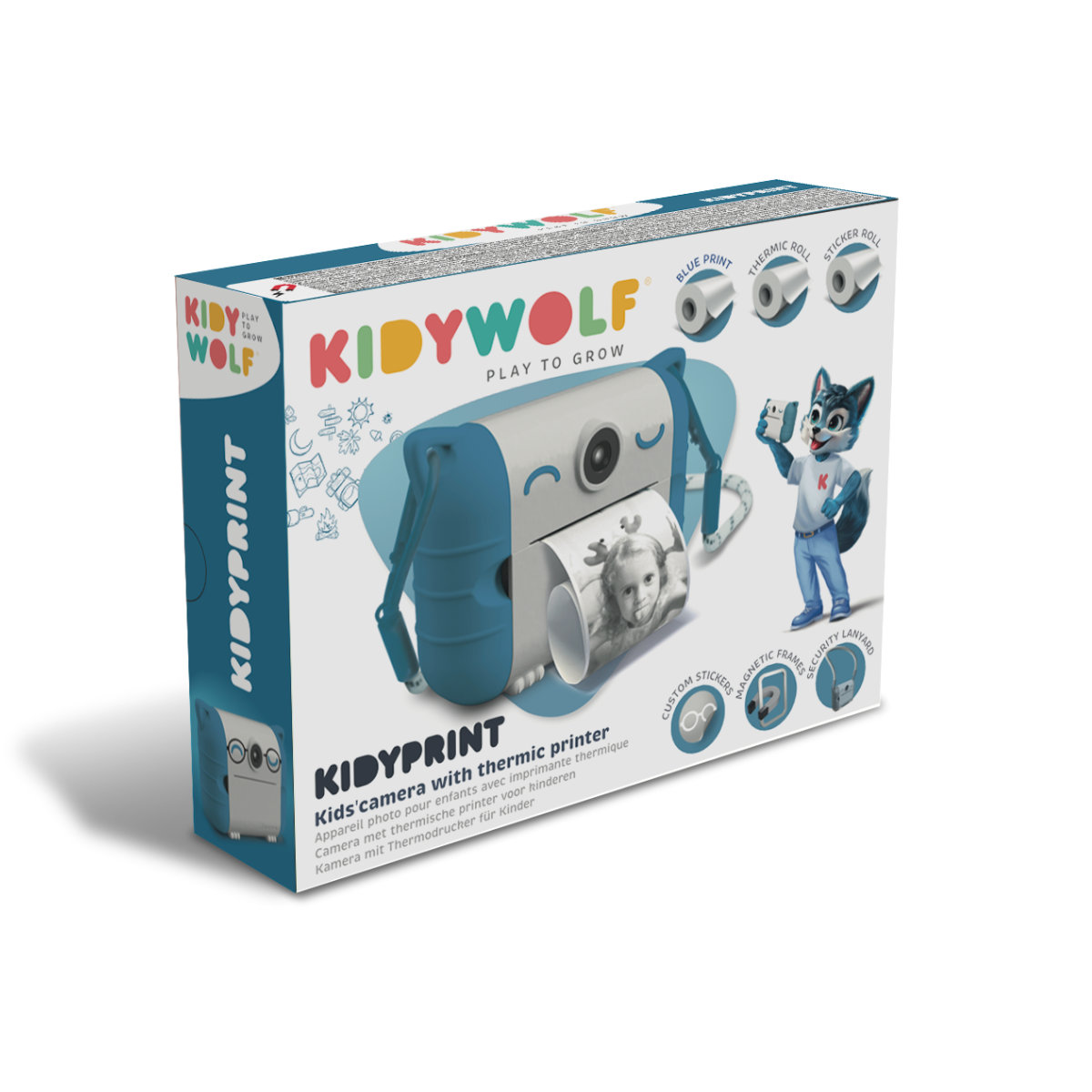 Kidywolf Kidyprint – Camera met Thermische Printe