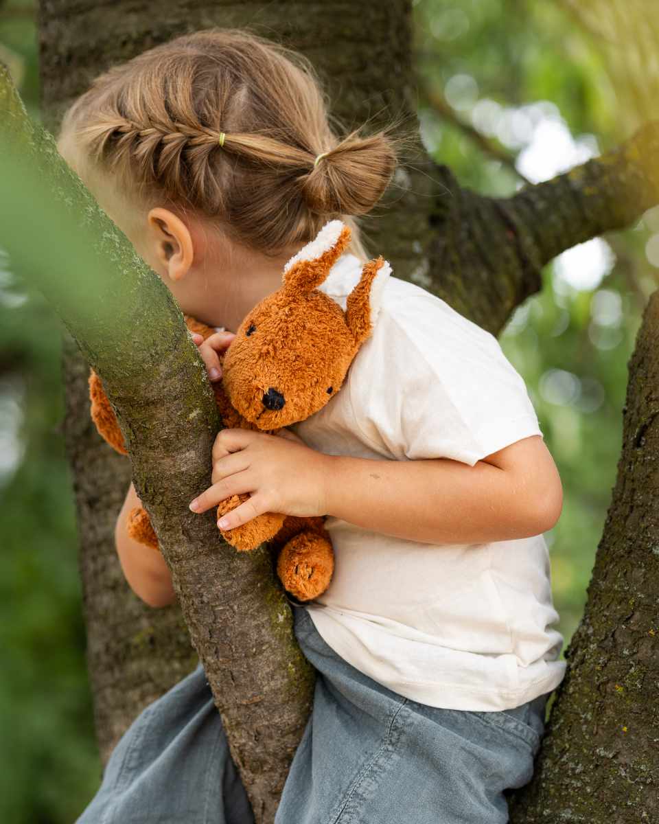 Senger Naturwelt Eekhoorn Knuffel met Druivenpitkussen 31 cm