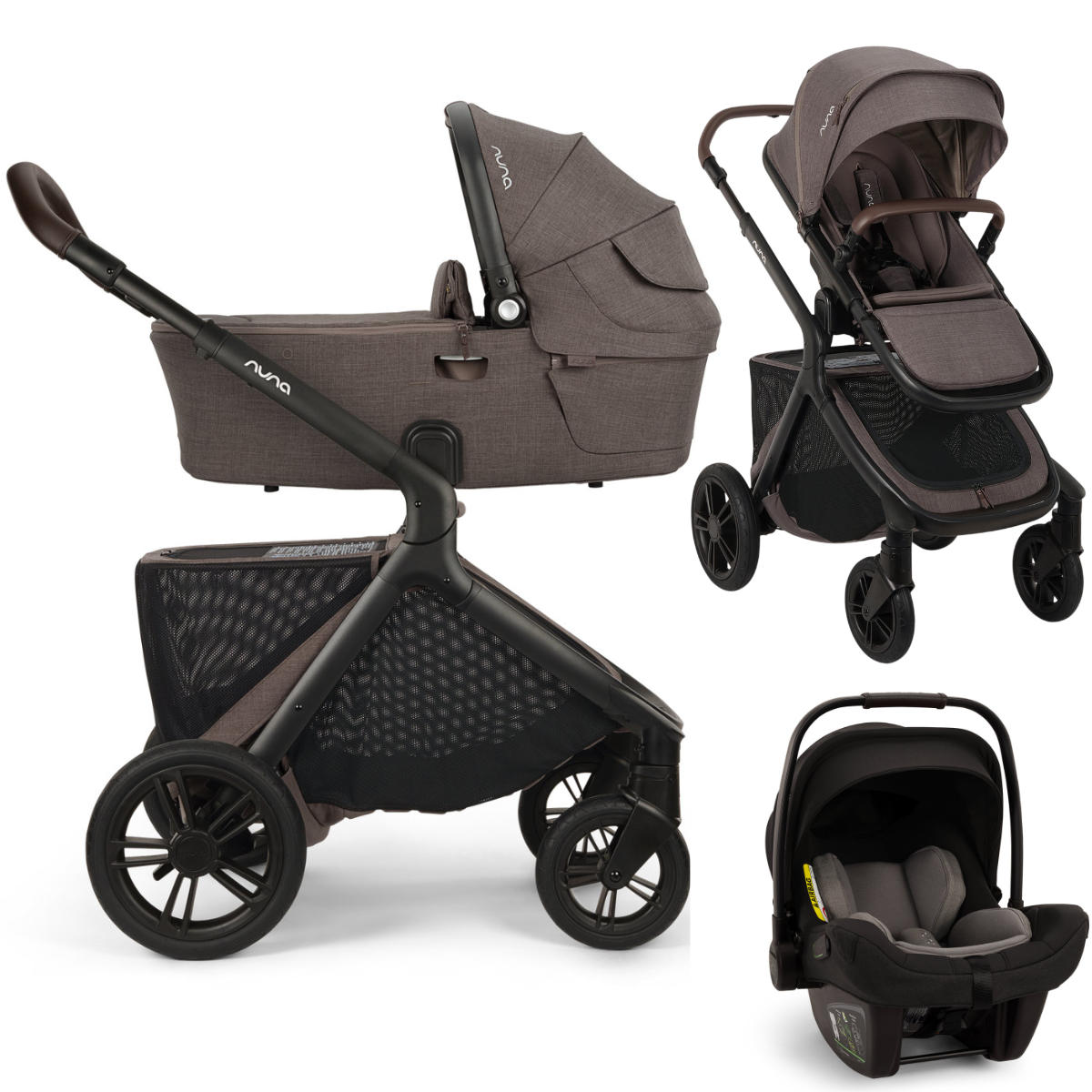 Nuna DEMI Icon 3-in-1 Kinderwagen incl. Nuna PIPA Next i-Size Baby-autostoel