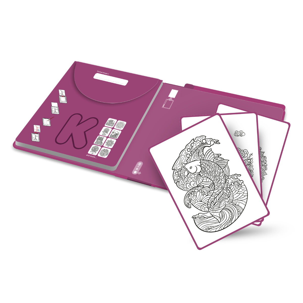 Kidywolf Navulset voor Kidydraw Pad