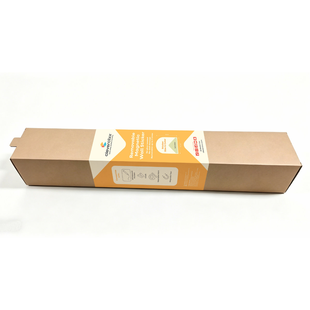 Cleverclixx Magnetische Wand 95 × 75 cm