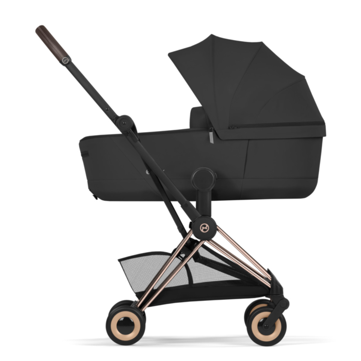 Cybex Coya met opvouwbare reiswieg