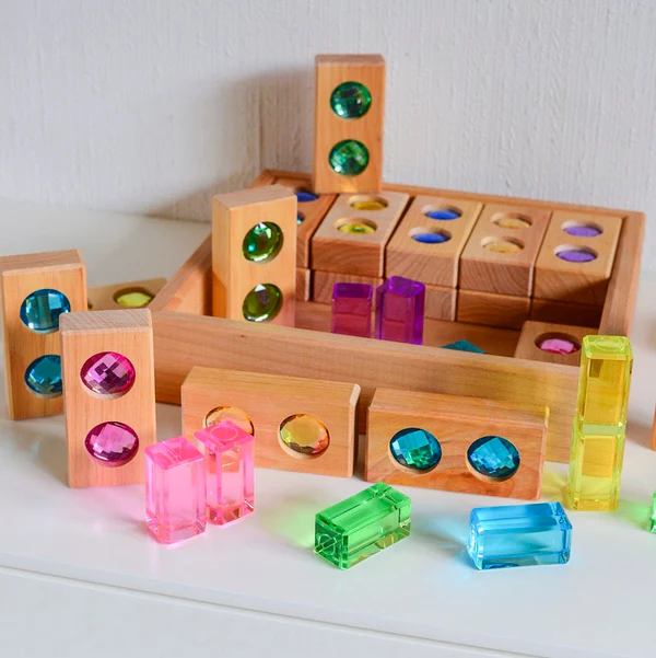 Bauspiel Kleine Pastelstraat 45-delig