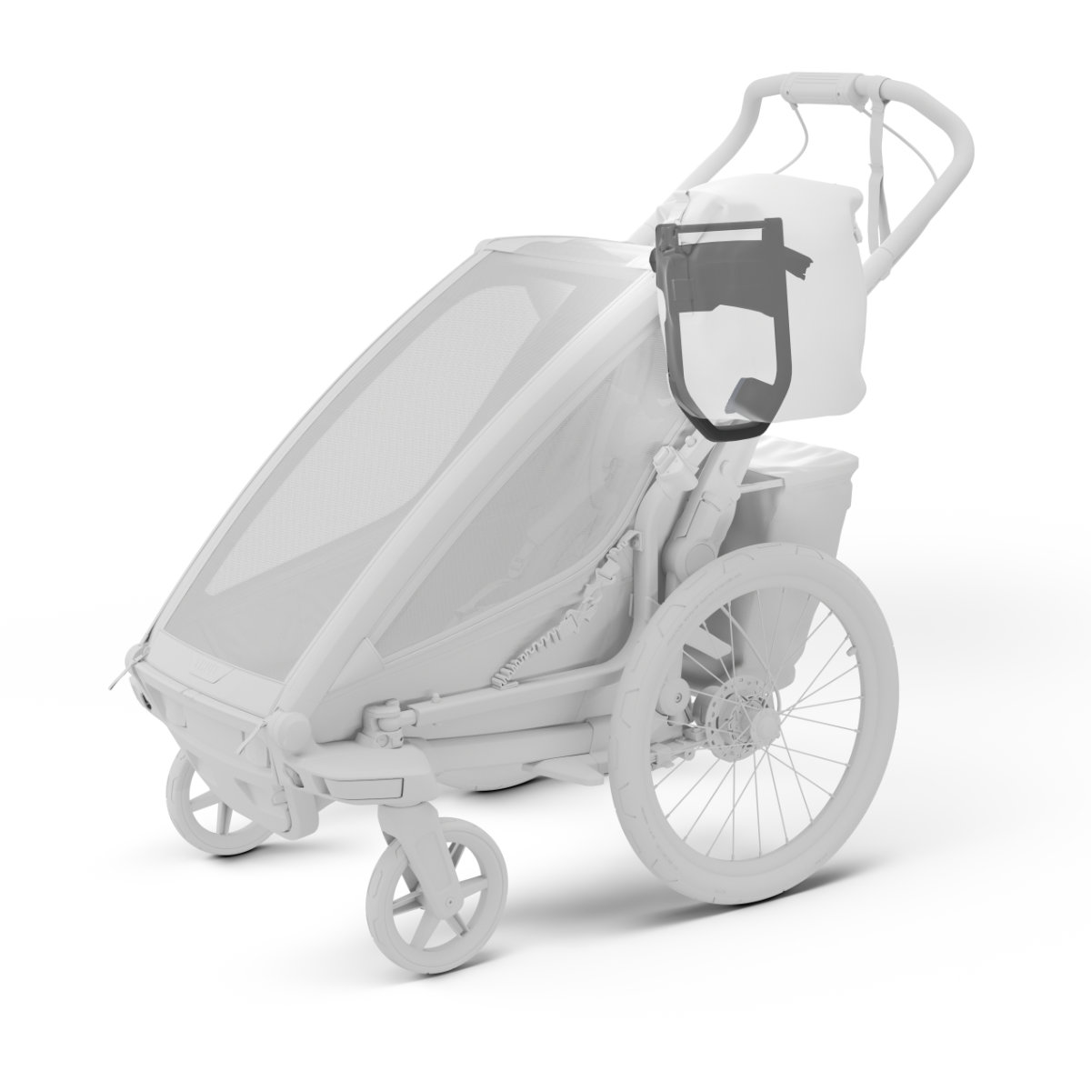 Thule Chariot 2 Fietstasadapter voor Fietskar – 2-delig