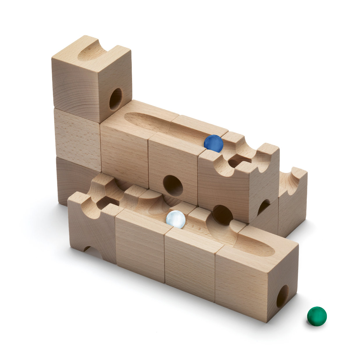CUBORO Knikkerbaan Extra Set – Uitbreidingssets in verschillende uitvoeringen