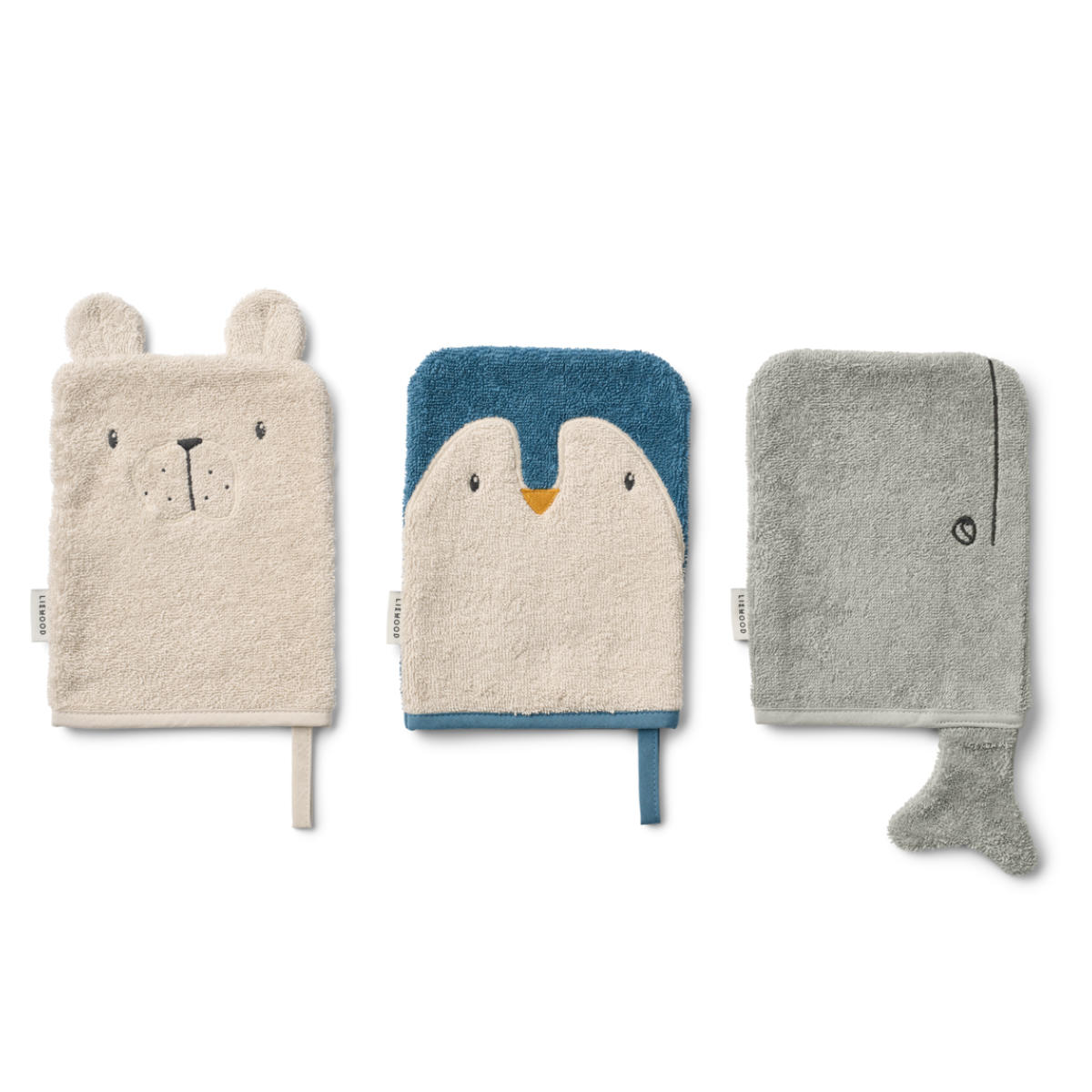Liewood Sylvester washandjes, 3 stuks