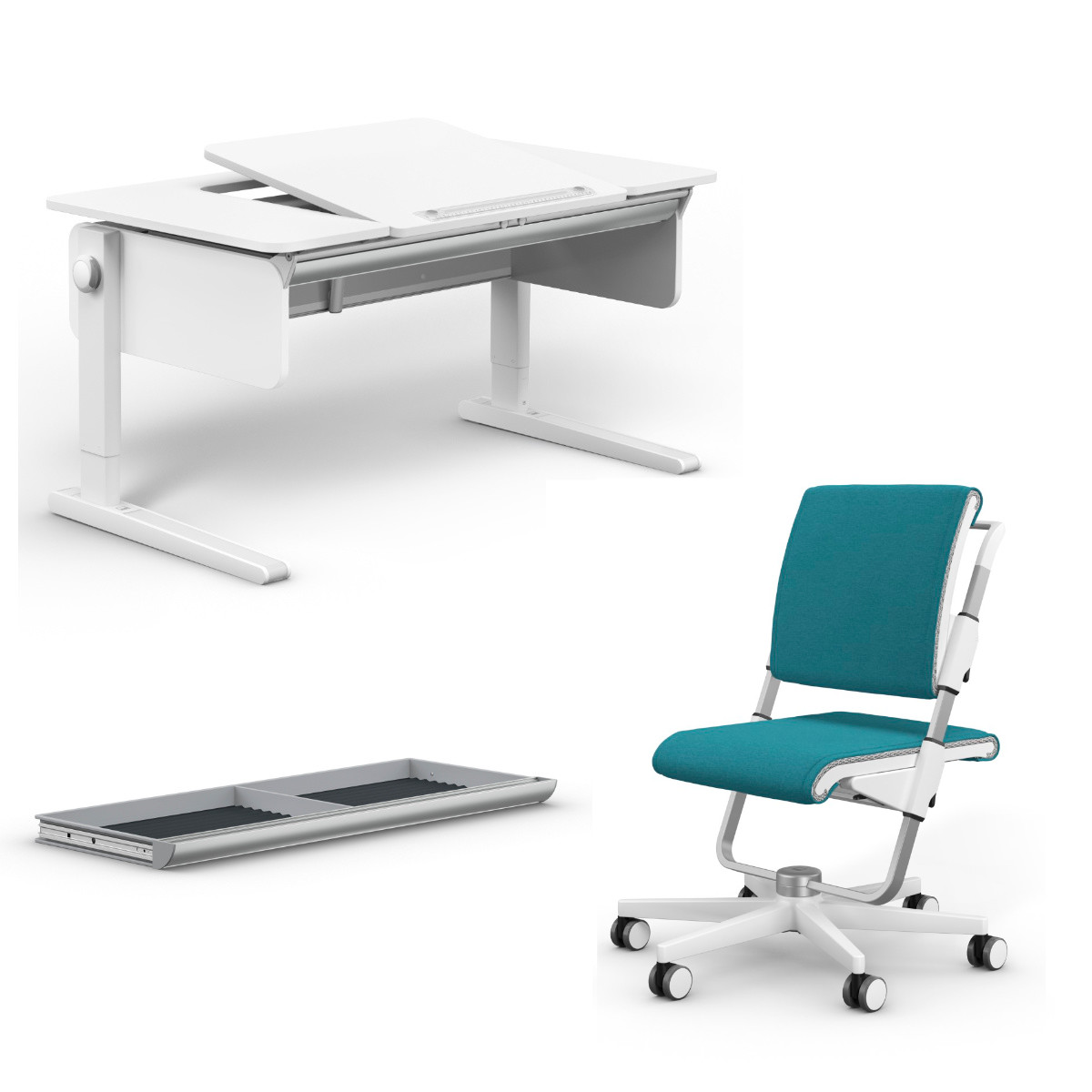 Moll Champion Bureau + Scooter Stoel + Reuzelade