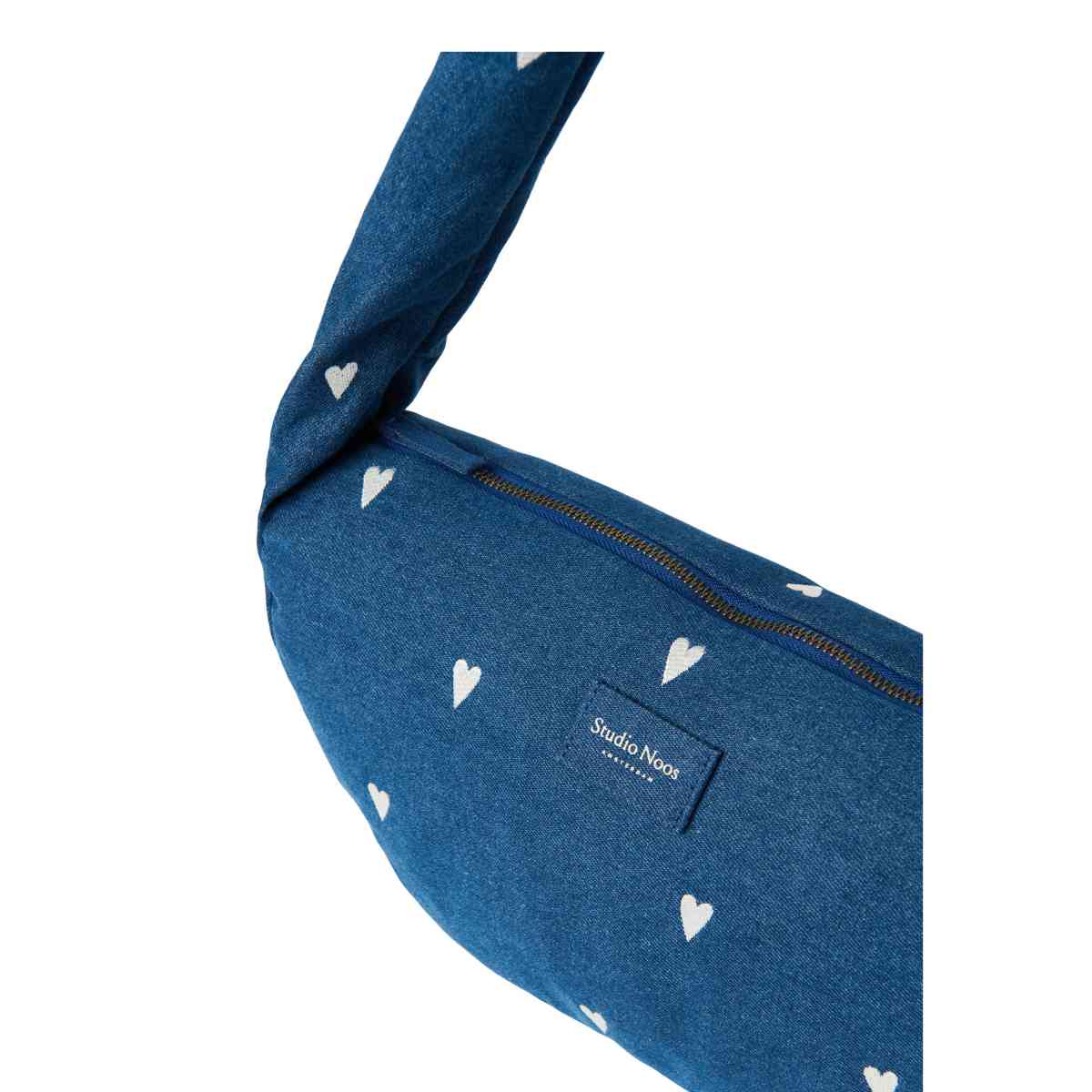 Studio Noos Tas in Blauw - Schuine Aanblik