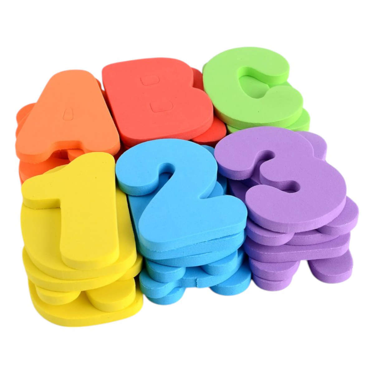 Fresh Kid Badspeelgoed Letters & Cijfers – 36-delig