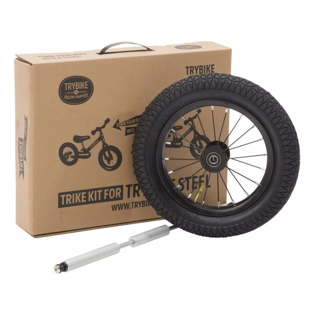 Trybike Trike Kit 12" voor metalen loopfiets