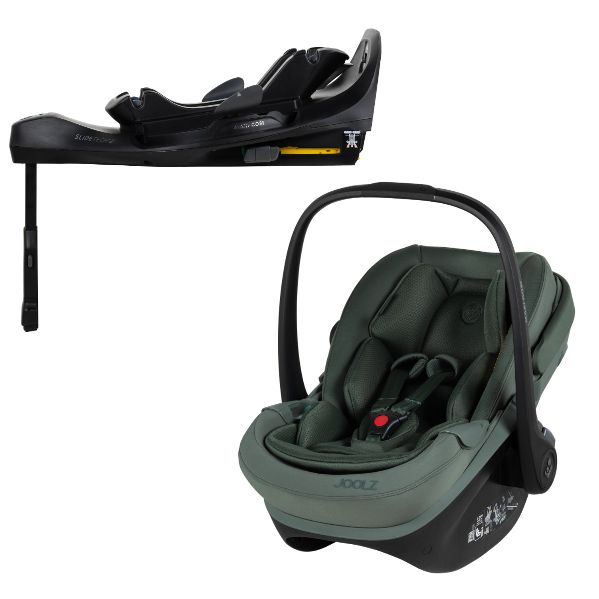 Joolz x Maxi-Cosi Pebble Slide Pro Set incl. FamilyFix Slide Pro