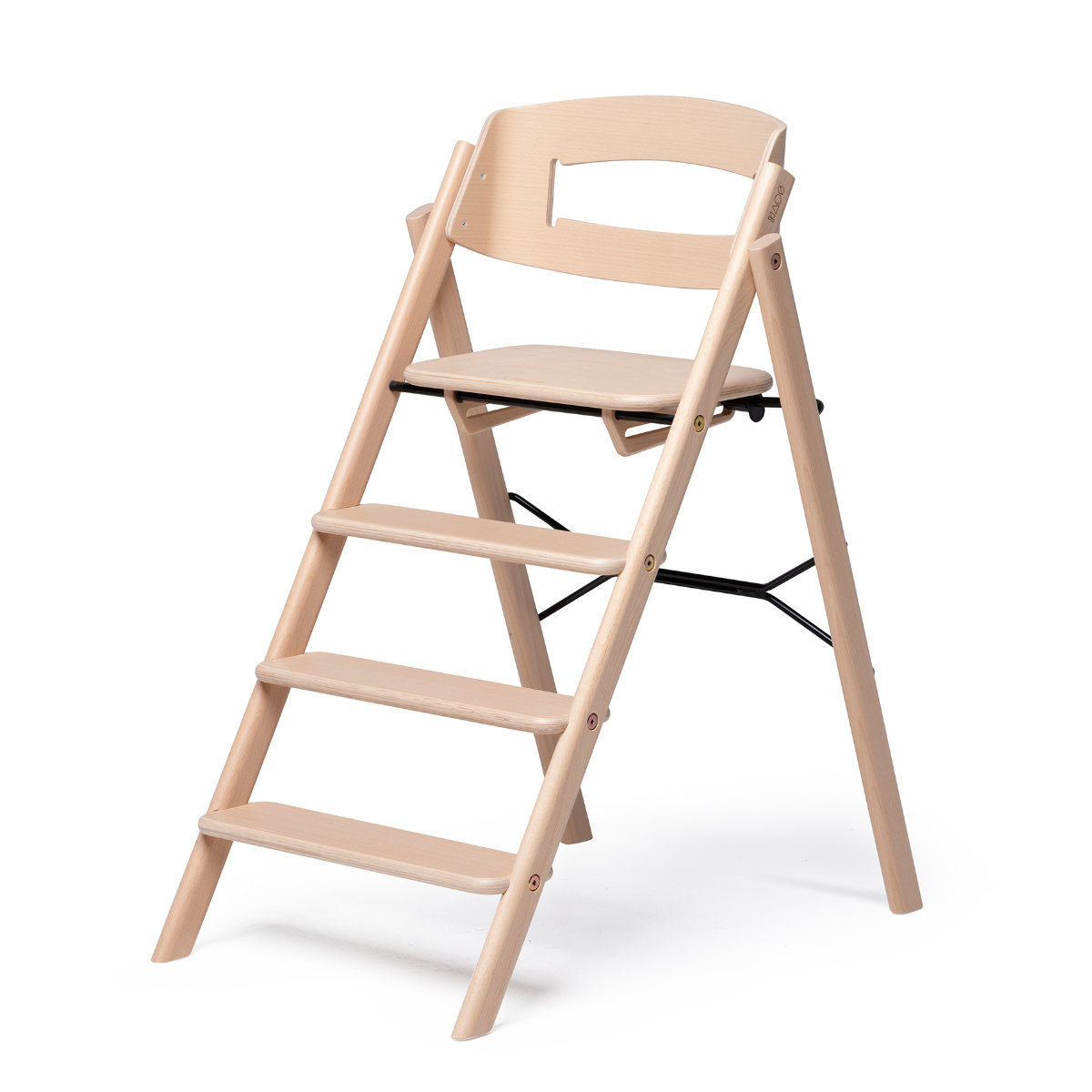 KAOS Klapp kinderstoel van hout, opvouwbaar