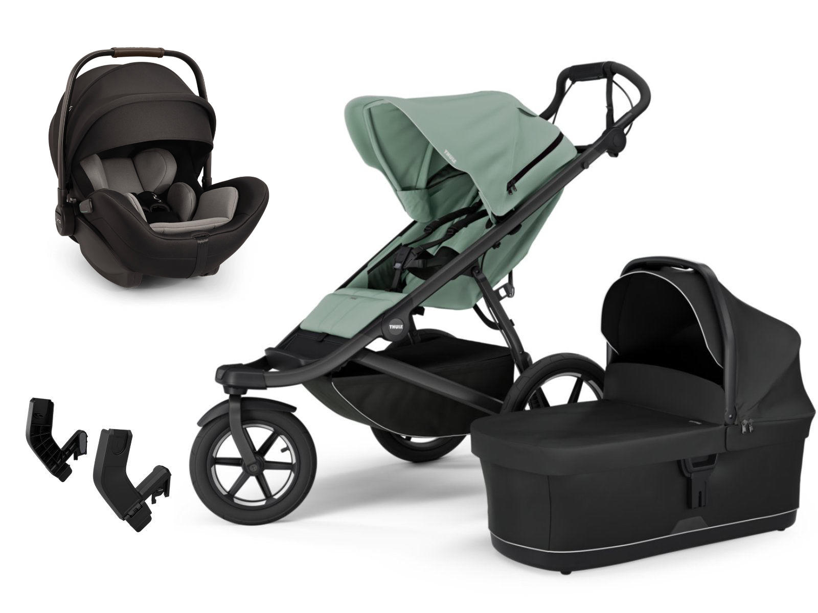Thule Urban Glide 3 Kinderwagen Set 3 in 1 incl. Nuna Arra Flex i-Size Autostoel
