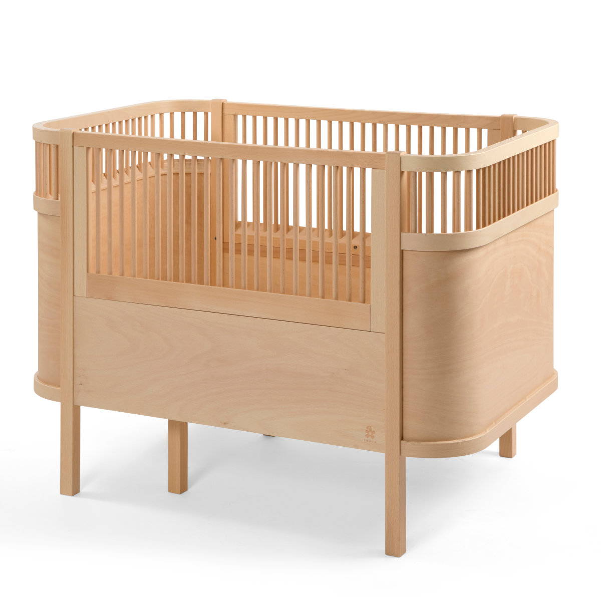 Sebra Baby- & Juniorbed + Träumeland Matras