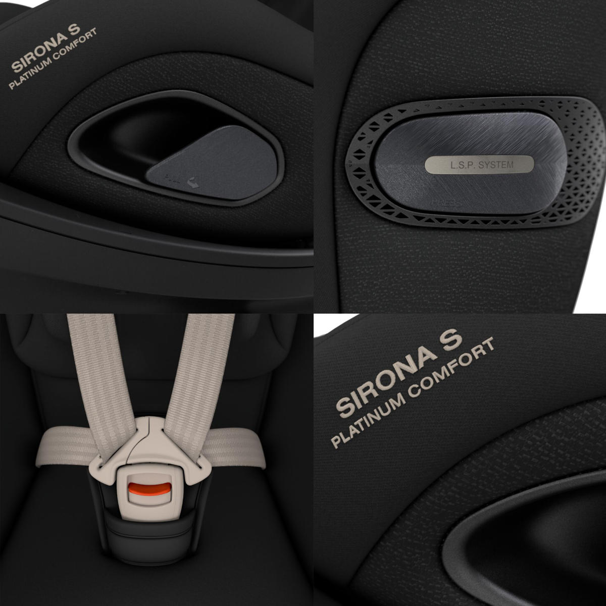 Cybex Sirona Si i-Size Autostoel (3 Maanden–4,5 Jaar) met geïntegreerde basis