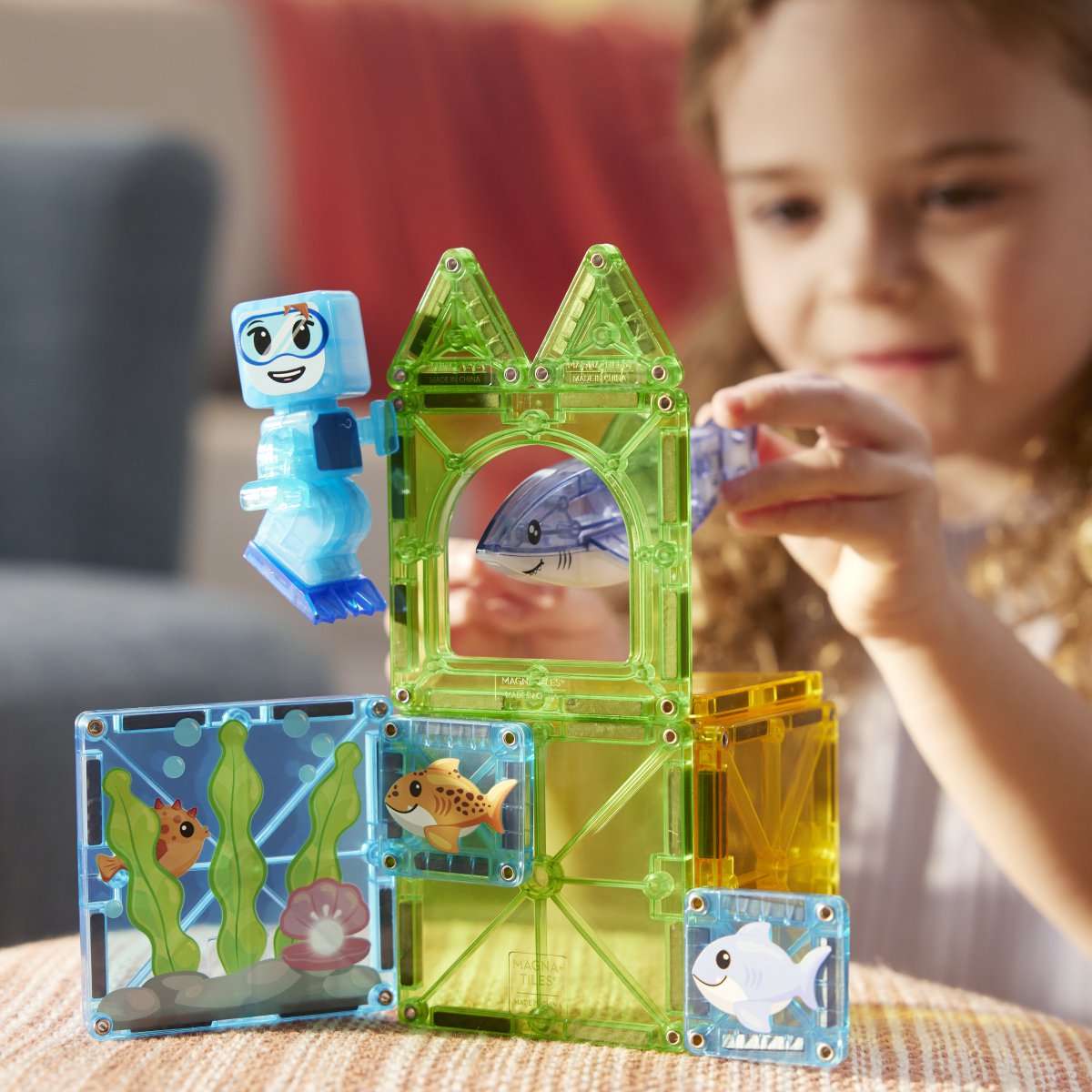 Magna-Tiles Shark-Drive - 13 delen