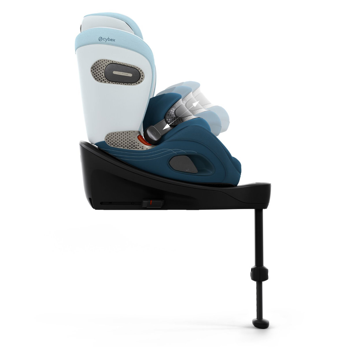 Cybex Anoris Si Airbag i-Size Autostoel (15 Maanden–7 Jaar) met Geïntegreerde ISOFIX-base