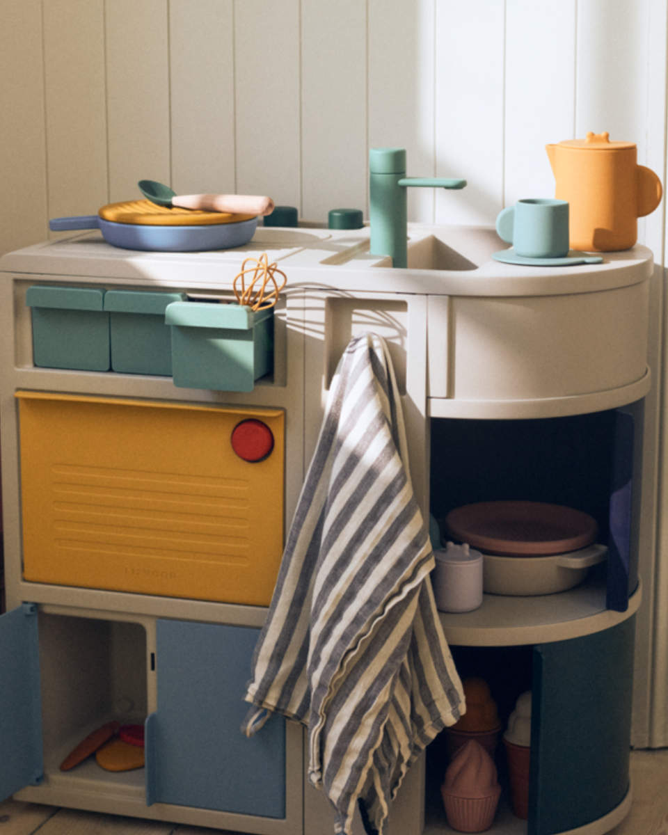 Liewood Elio Spielküchen-Set aus Silikon, 7-teilig