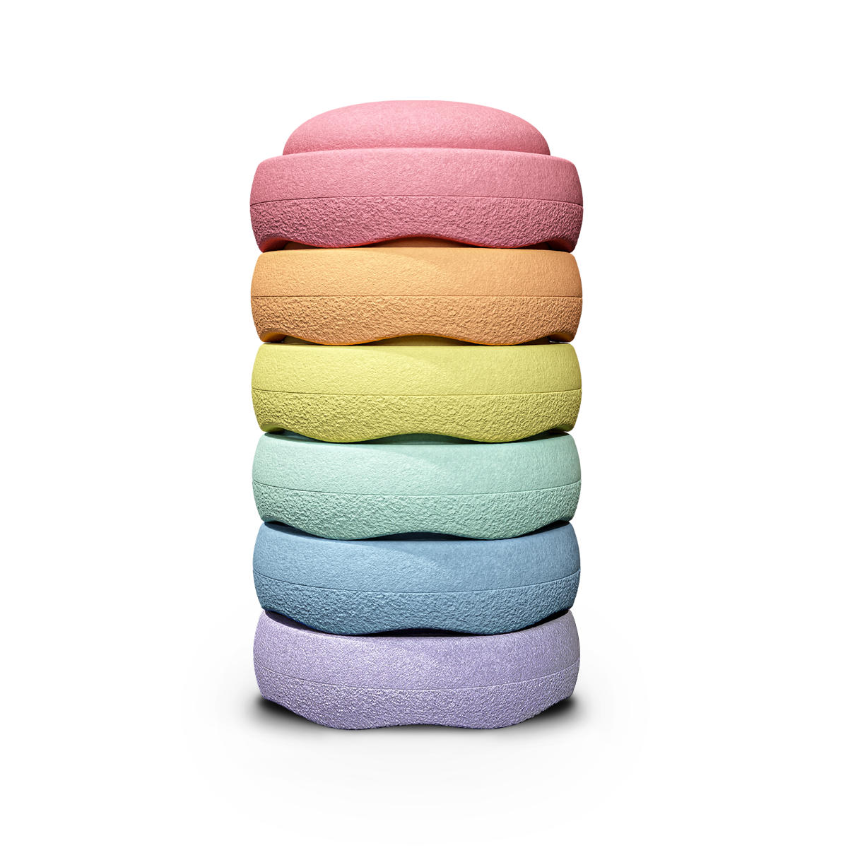 Stapelstein Mini Rainbow Pastel 6 stuks