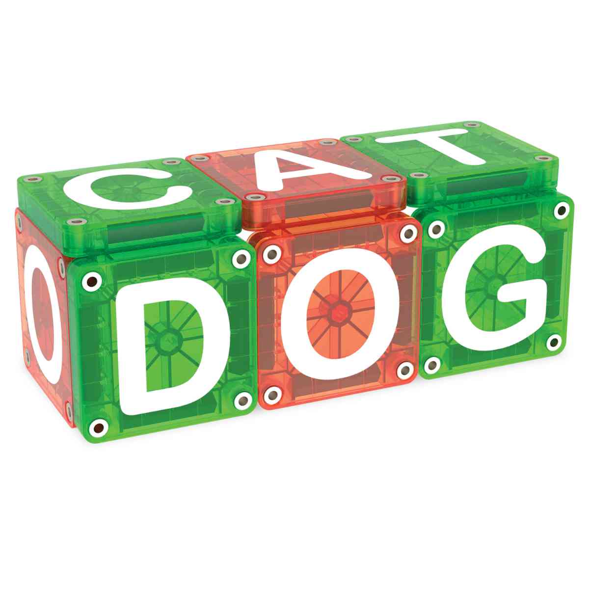 MAGNA-TILES microMAGS LEARN Letters