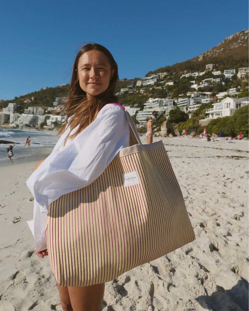 Studio Noos Poplin Stripe Strandtas 70x46 cm