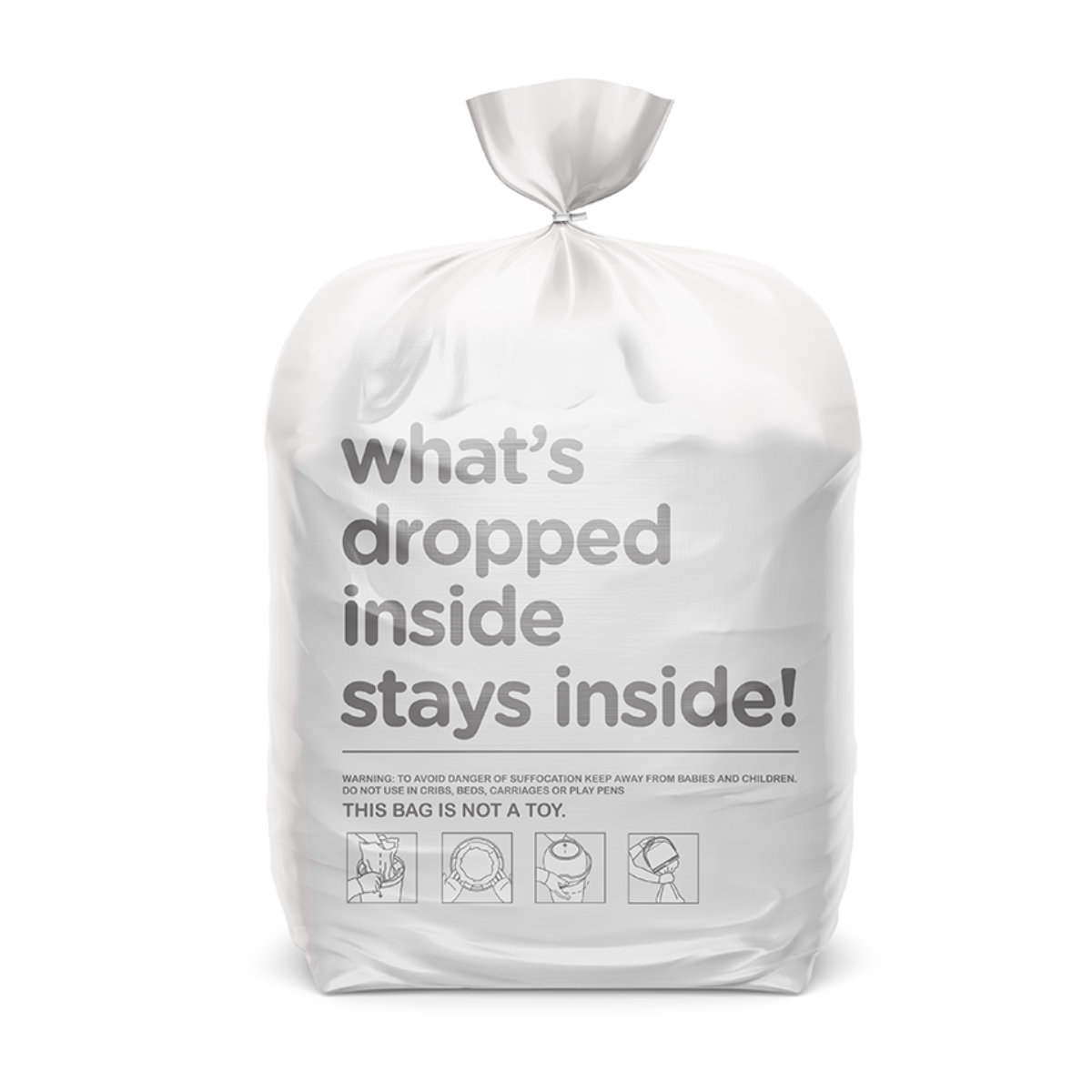 Magic Tas 3 Pack in Wit Vooraanzicht