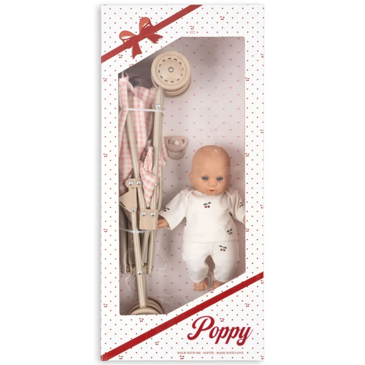 Konges Sløjd Poppy Poppenbuggyset – met Babypop & Speen